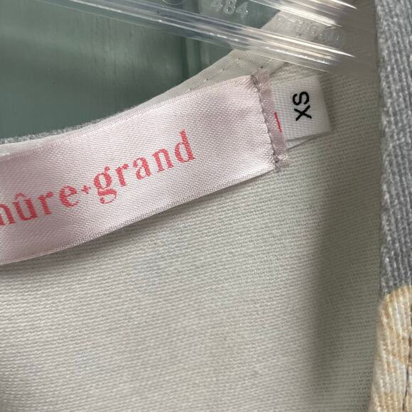 Boutique Style Ice Cream Print Mini Dress Size XS Stretch Gray Back Zip Summer - Picture 6 of 6